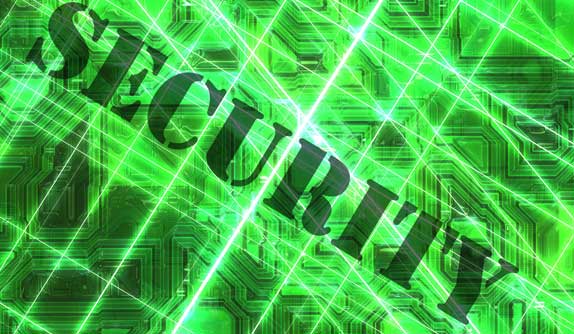 word security lies on the green embedded board